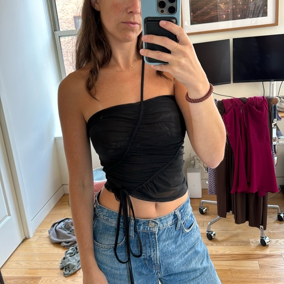 Bec & bridge hop black crop top - Picture 2 of 3